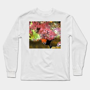 Banded Coral Shrimp on Colorful Coral Long Sleeve T-Shirt